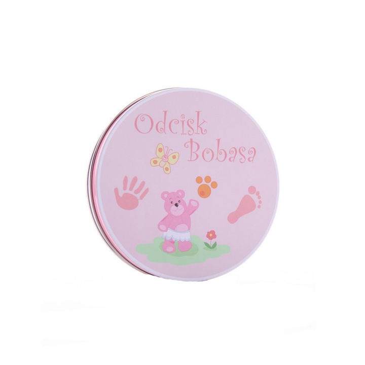 Odcisk Bobasa 116291R Ujjlenyomat készítő készlet, Rózsaszín