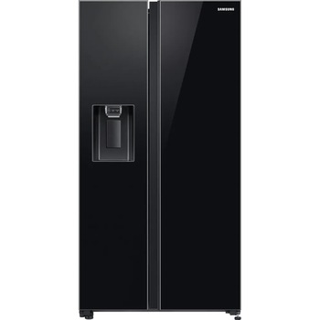 Side by side Samsung RS65R54112C/EO, 617 L, Clasa F, No frost, Auto Ice Maker, Dozator apa, Compresor Digital Invertor, H 178 cm, Sticla neagra Side by side Samsung RS65R54112C/EO, 617 L, Clasa F, No frost, Auto Ice Maker, Dozator apa, Compresor Digital Invertor, H 178 cm, Sticla neagra