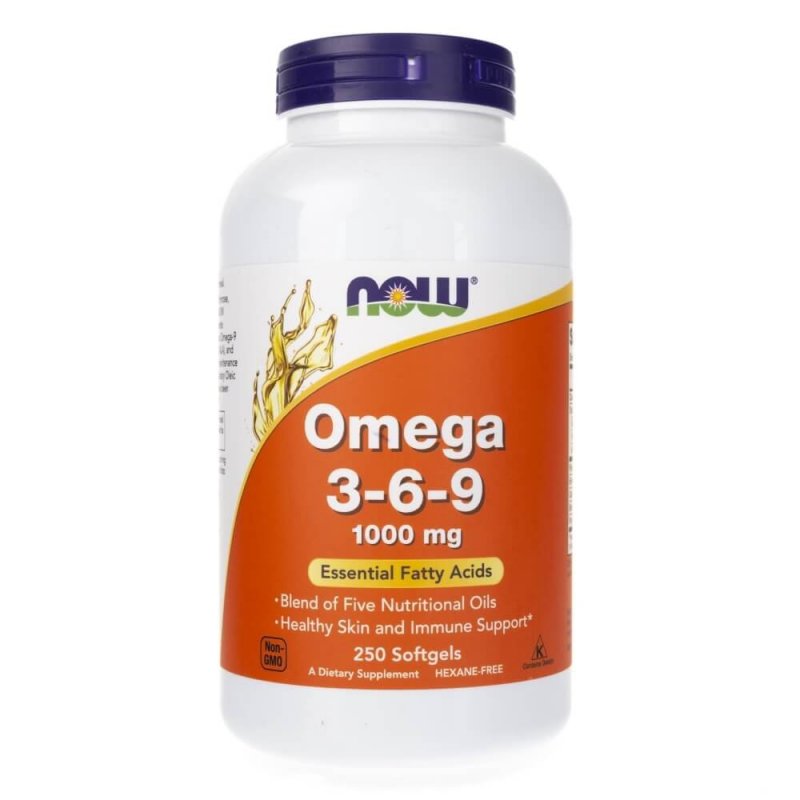 Supliment alimentar Now Foods Omega 3-6-9 1000 mg - 250 capsule