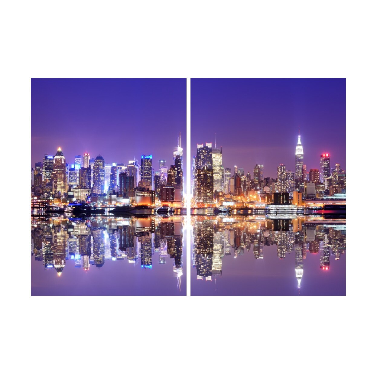 Tablou multicanvas 2 piese City 1, 100 x 70 cm