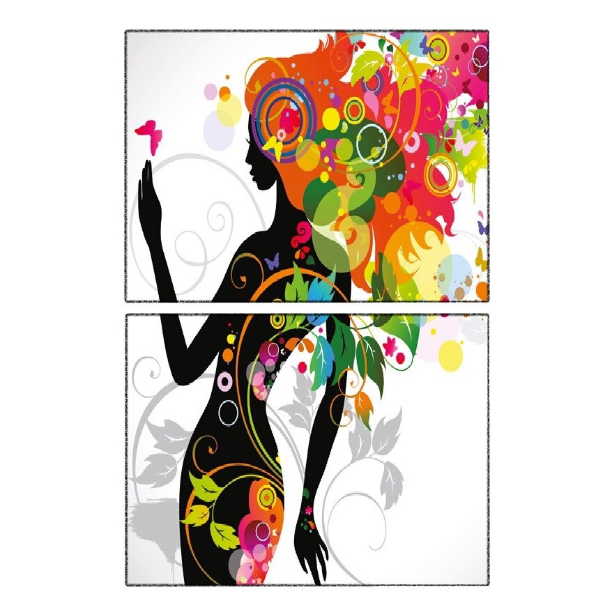 Tablou multicanvas 2 piese Girl 1, 70 x 100 cm