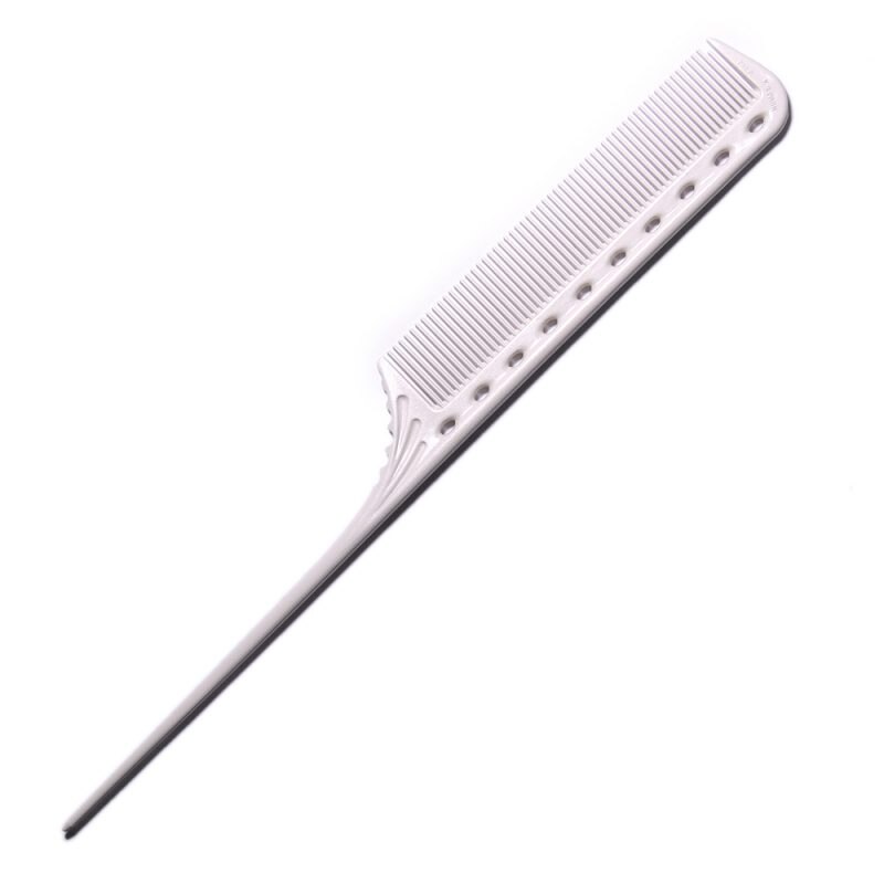 Pieptan pentru tapat, Ys Park 101, cu codita, termorezistent, Alb