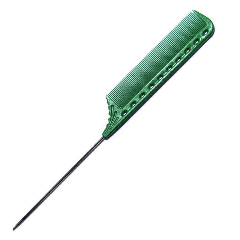 Pieptan pentru tapat, Ys Park 112, cu codita metalica, termorezistent, Verde