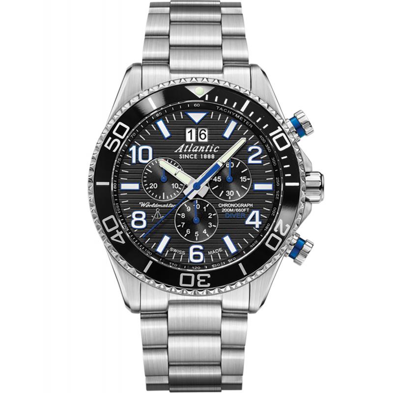 Ceas barbatesc Atlantic 55475.47.65B Quartz Argintiu