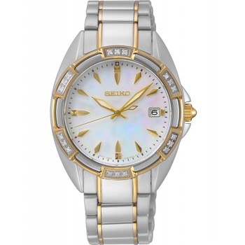 Ceas dama Seiko SKK880P1 Quartz Argintiu, Auriu Ceas dama Seiko SKK880P1 Quartz Argintiu, Auriu