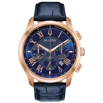 Ceas barbatesc Bulova 97B170, 46mm, 3ATM, Auriu Ceas barbatesc Bulova 97B170, 46mm, 3ATM, Auriu