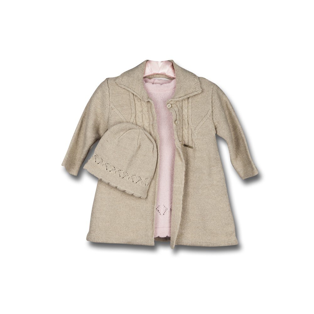 Compleu Fete 3 Piese 14265 Crem