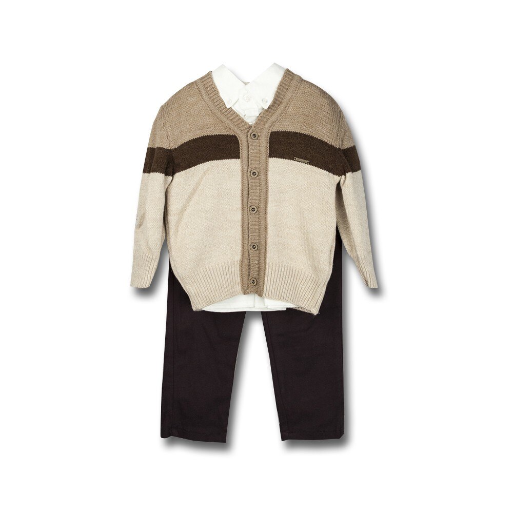 Compleu Baieti 14285 Crem