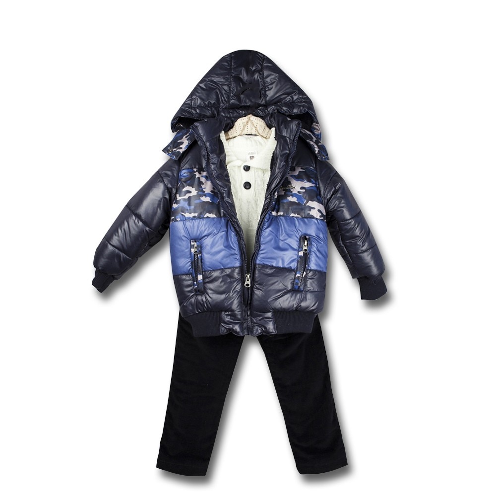 Set de Iarna Baieti 3654 Albastru, 7 ani