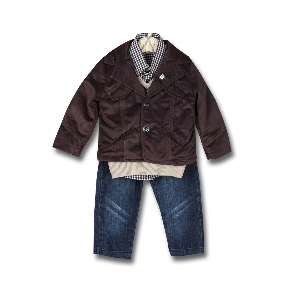 Compleu Baieti Sacou 3571 Mov