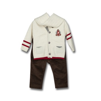 Compleu Baby Boy 1874 Crem Compleu Baby Boy 1874 Crem