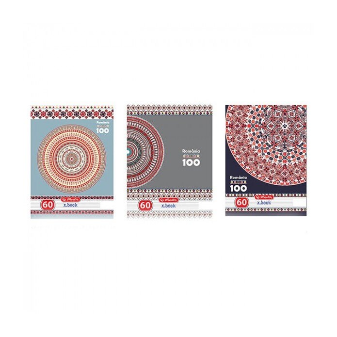 Set 10 caiete Herlitz Traditional A4, dictando, 60 File