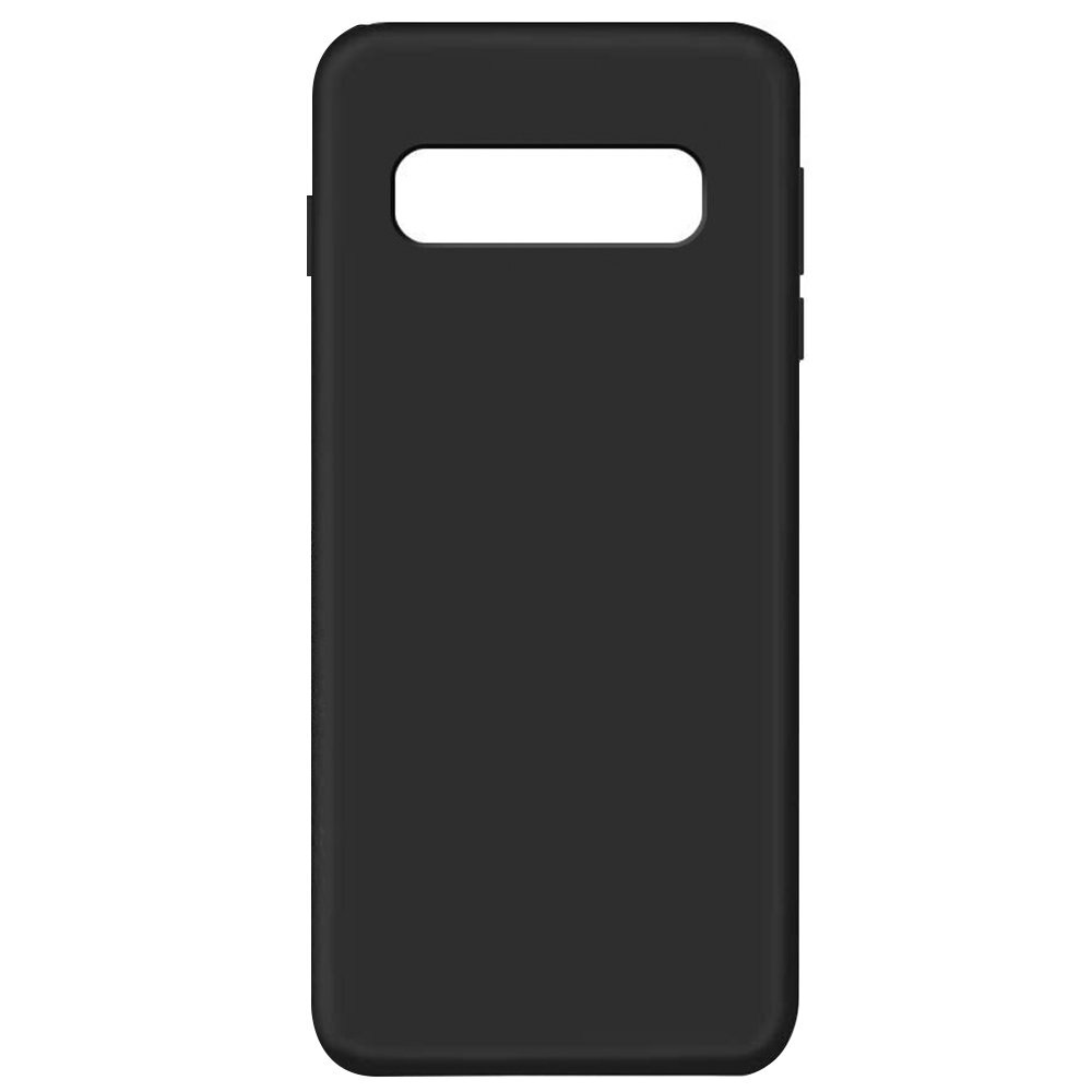 Husa Lemontti Liquid pentru Samsung Galaxy S10 G973, protectie 360°, Silicon, Black