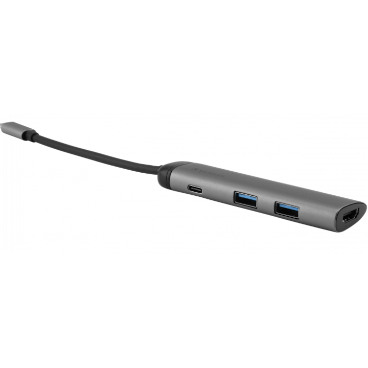 Хъб USB VERBATIM 49140, USB 3.0, HDMI 1, USB Type C, Кабел 15 cm