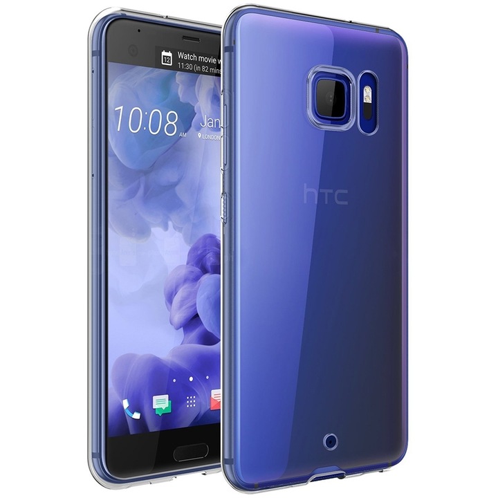 Капак HTC U Ultra - Luxury Slim 0.5mm TSS, Transparent