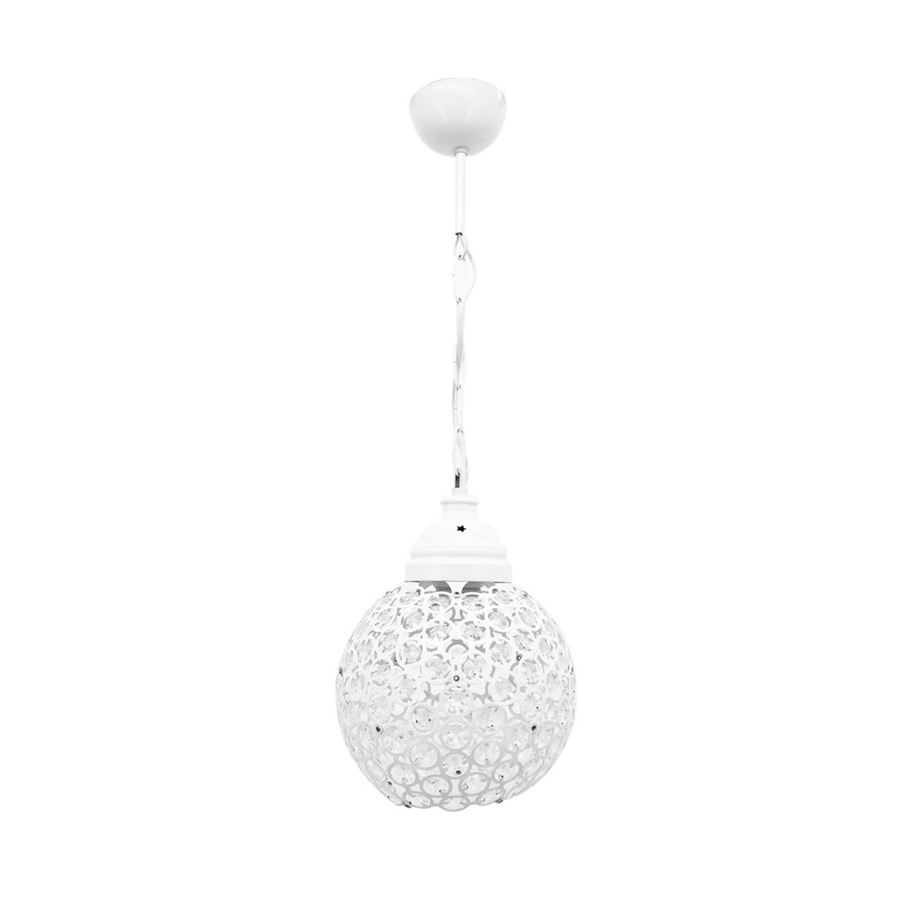 Lustra Fiesta, 1 bec, Begusa, E 27, 60 W, Alb