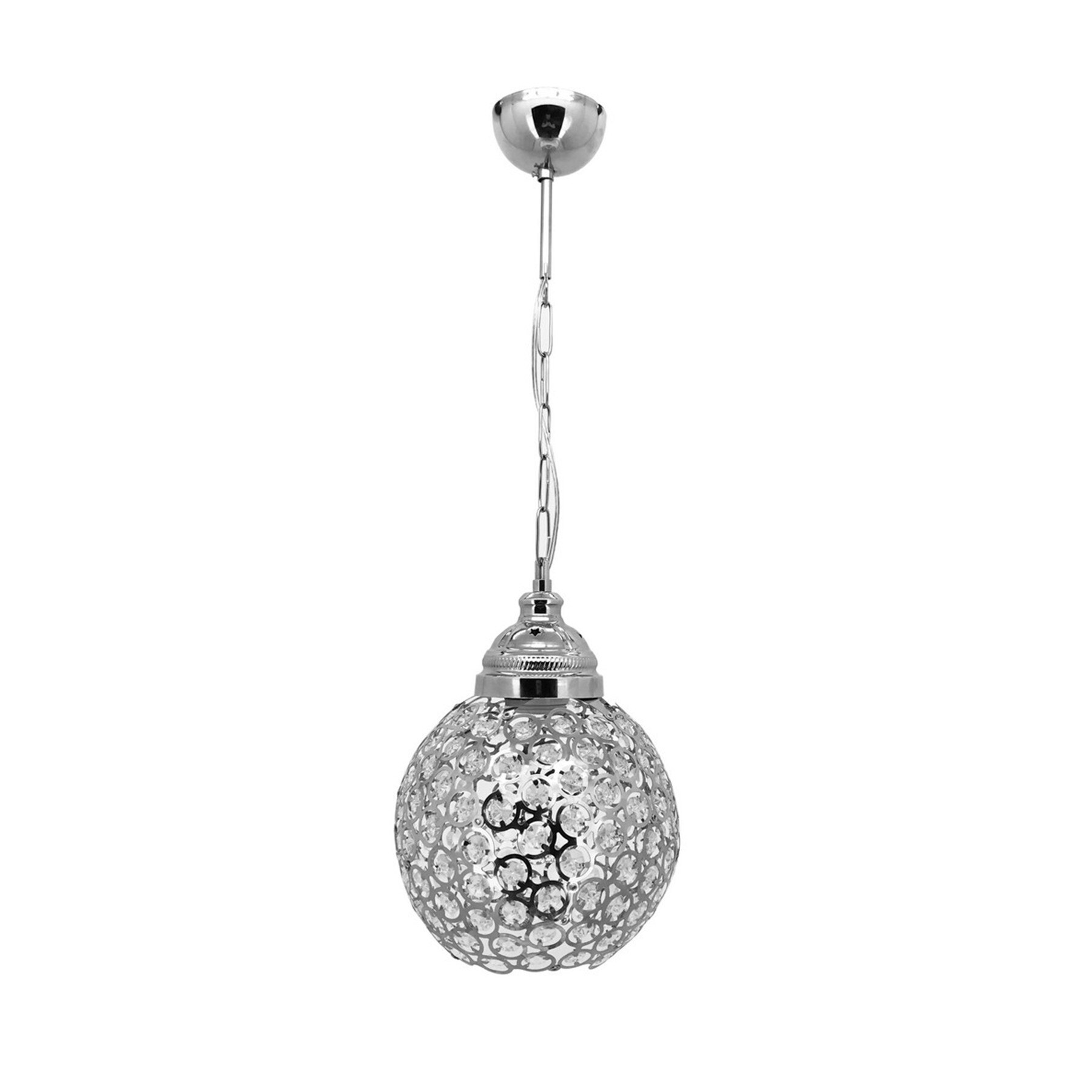 Lustra Fiesta, 1 bec, Begusa, E 27, 60 W, Crom