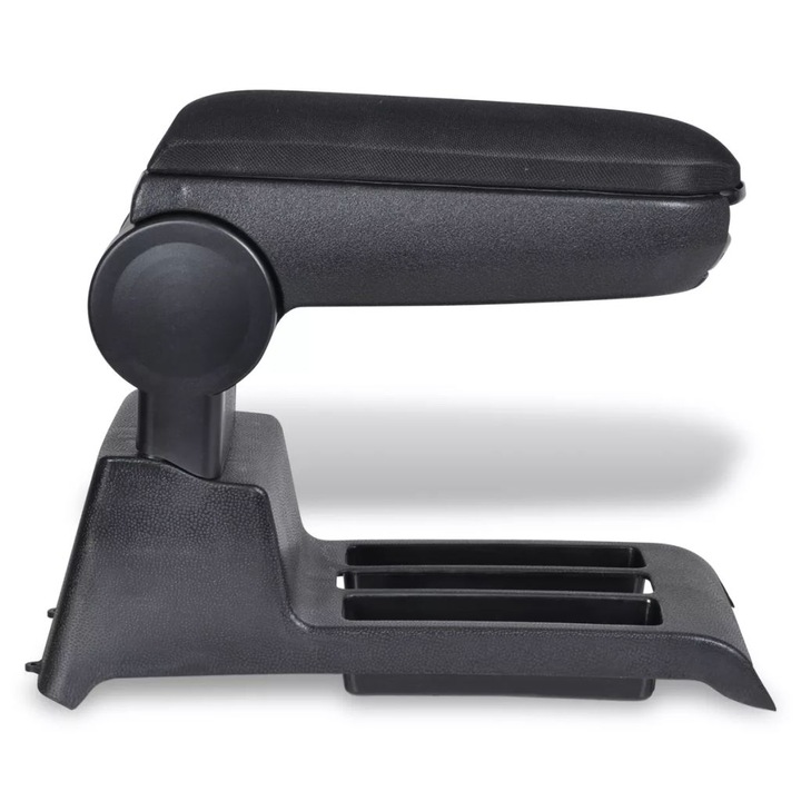 Подлакътник за VW POLO 9N 9N2 9N3 / VW CROSS POLO vidaXL, Пластмаса, Черен