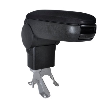 Cotiera auto din material plastic, vidaXL, Negru, compatibila cu Volksvagen Cotiera auto din material plastic, vidaXL, Negru, compatibila cu Volksvagen