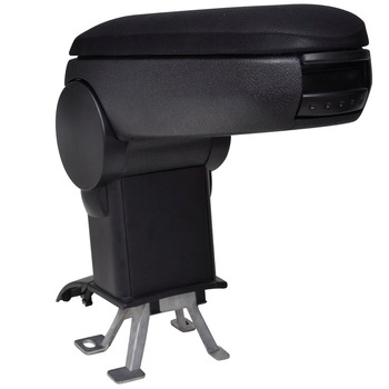 Cotiera auto din material plastic, vidaXL, Negru, pentru VW New Polo (2011) Cotiera auto din material plastic, vidaXL, Negru, pentru VW New Polo (2011)