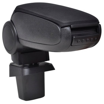 Cotiera auto din material plastic, vidaXL, Negru, pentru Suzuki SX4 (after 2007) Cotiera auto din material plastic, vidaXL, Negru, pentru Suzuki SX4 (after 2007)