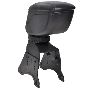 Cotiera auto din material plastic, vidaXL, Negru, universala Cotiera auto din material plastic, vidaXL, Negru, universala