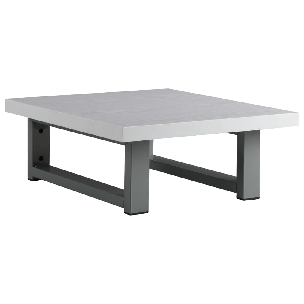 Raft de perete, vidaXL, 40 x 40 x 16.3 cm, Alb