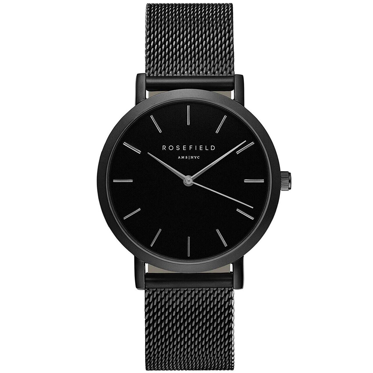 Ceas de dama Rosefield MBB-M43 The Mercer, 38mm, 3ATM, Negru