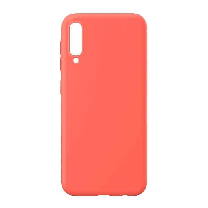 Husa Lemontti Silicon Soft Slim pentru Samsung Galaxy A70, Orange