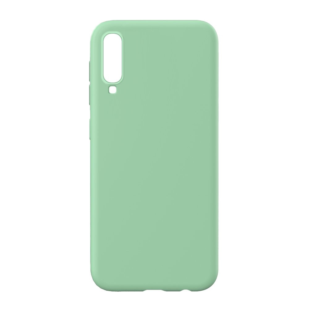 Husa Lemontti Silicon Soft Slim pentru Samsung Galaxy A70, Green