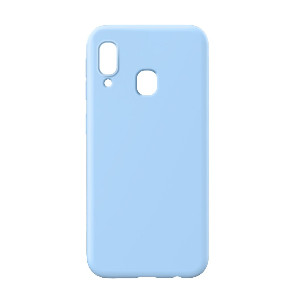 Husa Lemontti Silicon Soft Slim pentru Samsung Galaxy A20e, Ocean Blue