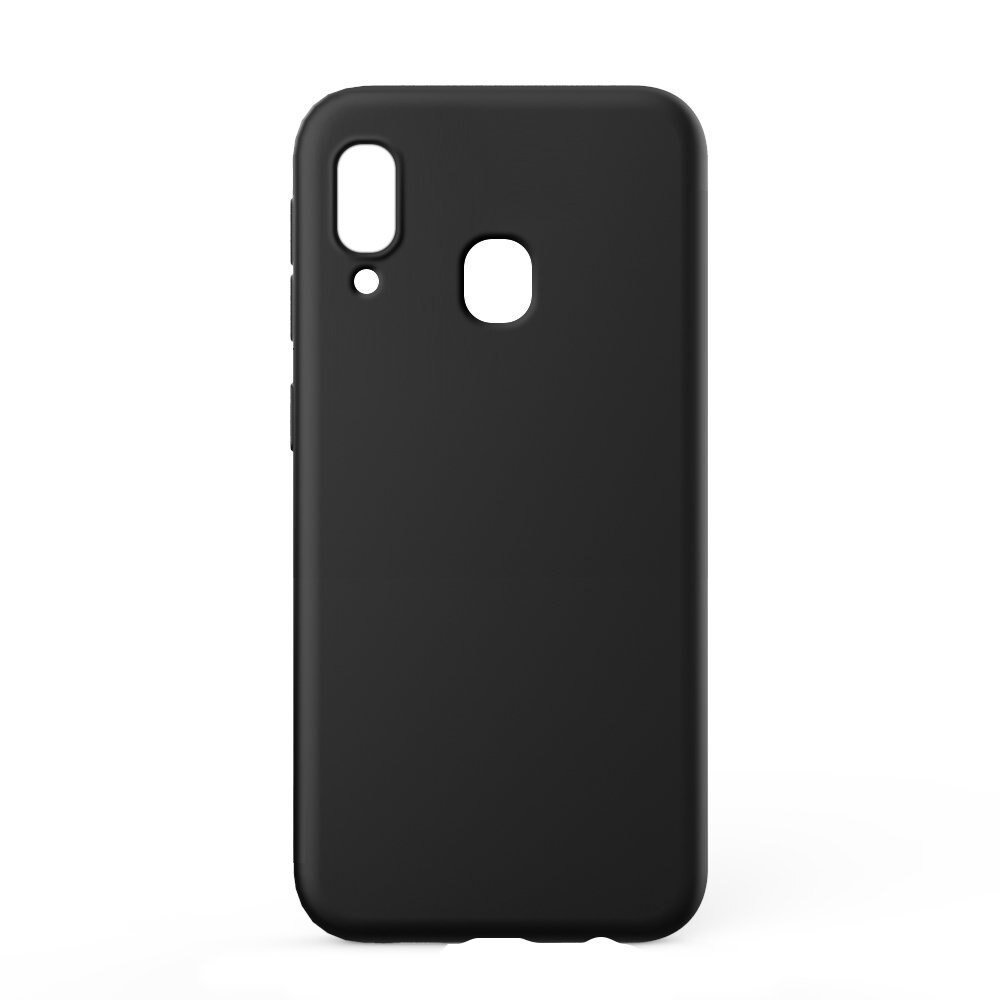Husa Lemontti Soft Slim pentru Samsung Galaxy A20e, Silicon, Black