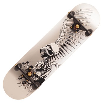 Skateboard Action One® ABEC-11, Aluminiu, 79 cm Eagle Skull Skateboard Action One® ABEC-11, Aluminiu, 79 cm Eagle Skull