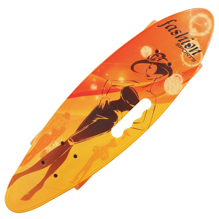 Пени борд Action One ABEC-7, PU, Портативен, Алуминий, Eggboard Fashion