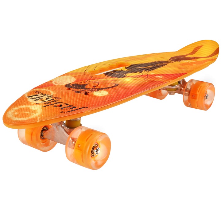 Пени борд Action One ABEC-7, PU, Портативен, Алуминий, Eggboard Fashion