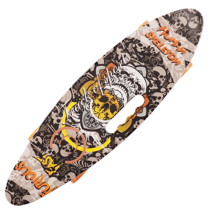 Пени борд Action One ABEC-7, PU, Портативен, Алуминий, Eggboard Furious
