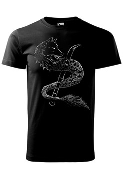 Tricou cu maneca scurta,K-off,negru,Lupul dacic Tricou cu maneca scurta,K-off,negru,Lupul dacic