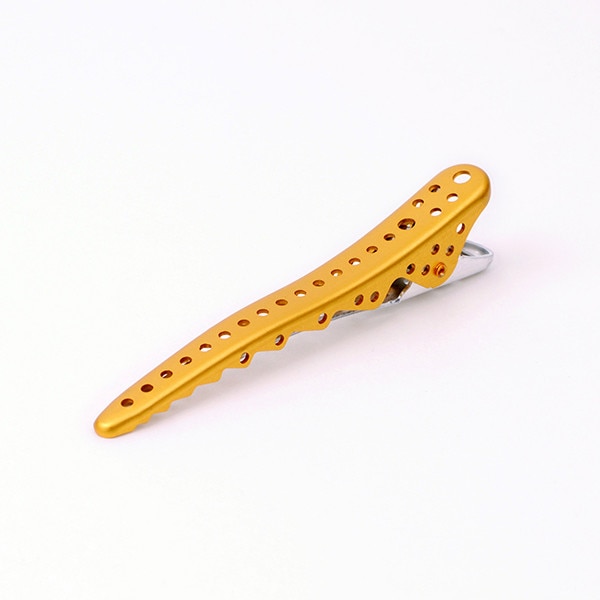 Clipsuri pentru par, Ys Park, Shark Clip, Gold, metalice, 2 buc / set