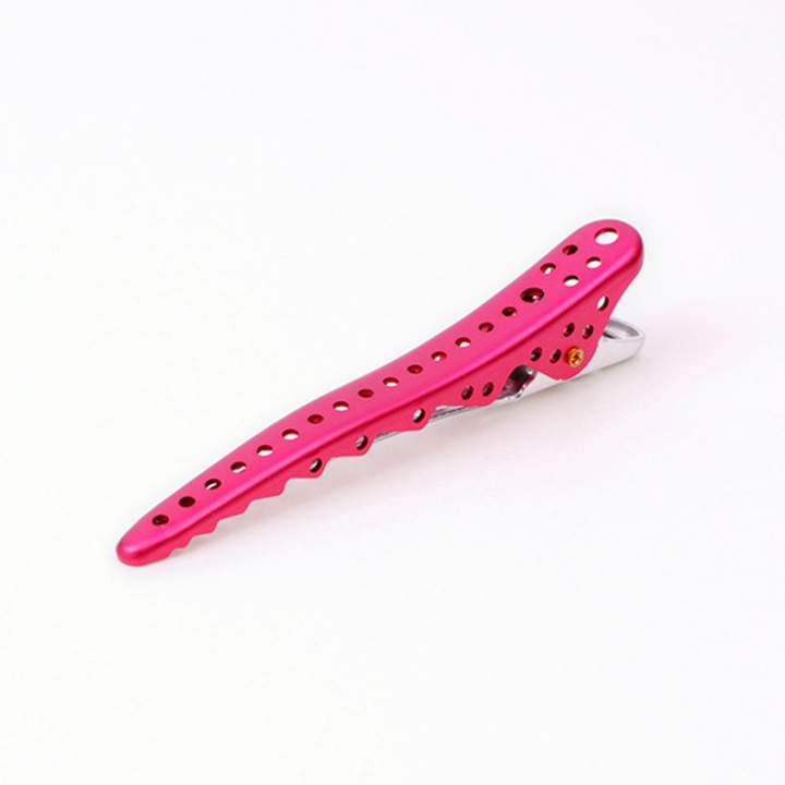 Clipsuri pentru par, Ys Park, Shark Clip, Pink, metalice, 2 buc / set