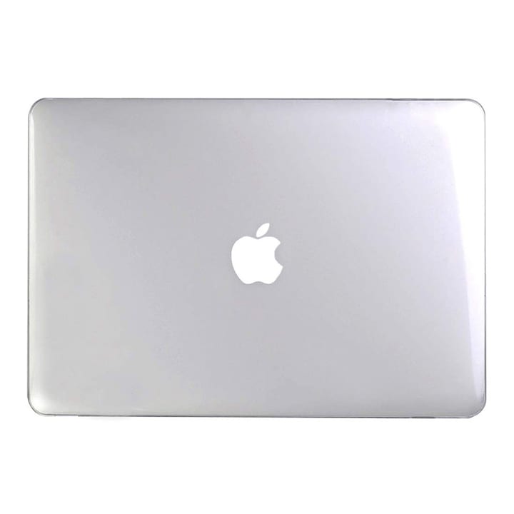 Set protectie 2 in 1 pentru Macbook Air 13.3 inch A1466/A1369 cu husa din plastic lucios si folie ecran TPU, incolor