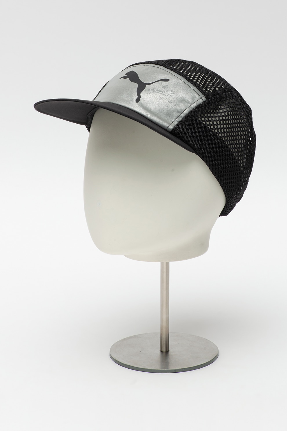 Puma, Sapca unisex pliabila, pentru alergare Trail, Negru/Argintiu