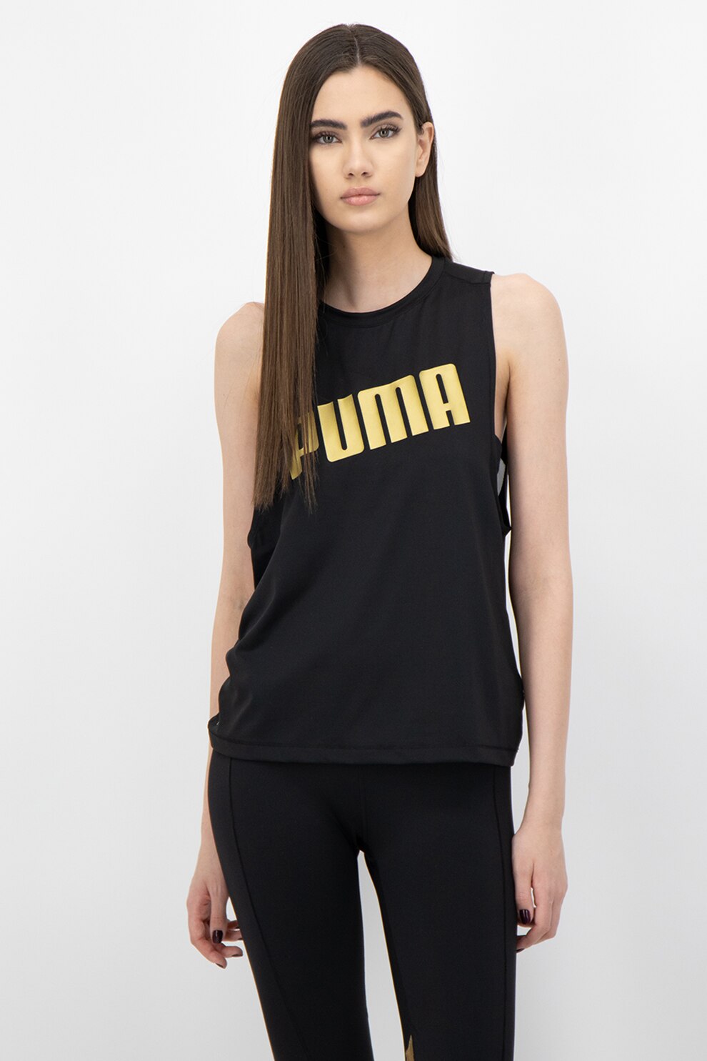 Puma, Top sport DryCell Metal Splash, Negru