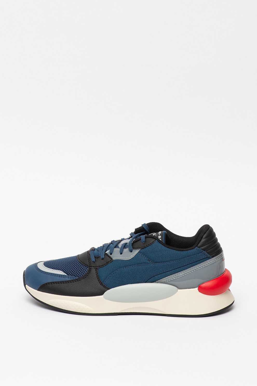Puma, Pantofi sport unisex din material textil cu insertii din piele ecologica RS 9.8 Fresh