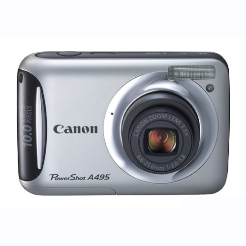 Aparat foto digital Canon PowerShot A495 Argintiu - eMAG.ro
