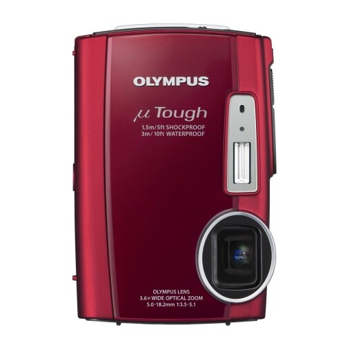 Aparat foto digital Olympus Mju TOUGH-3000, Oxide Red - eMAG.ro