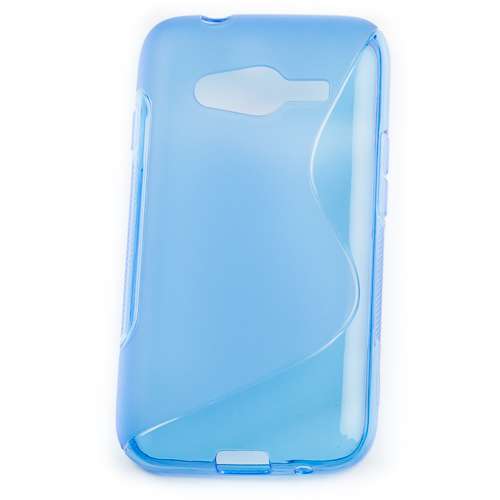 Husa Samsung Galaxy Ace 4 Lte / S Duos 3, Albastra, S Line, Silicon