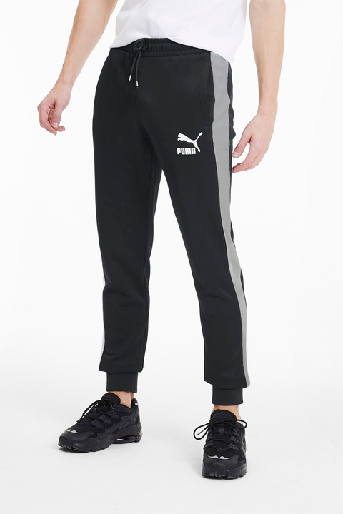 Puma, Спортен панталон Iconic, Черен, S