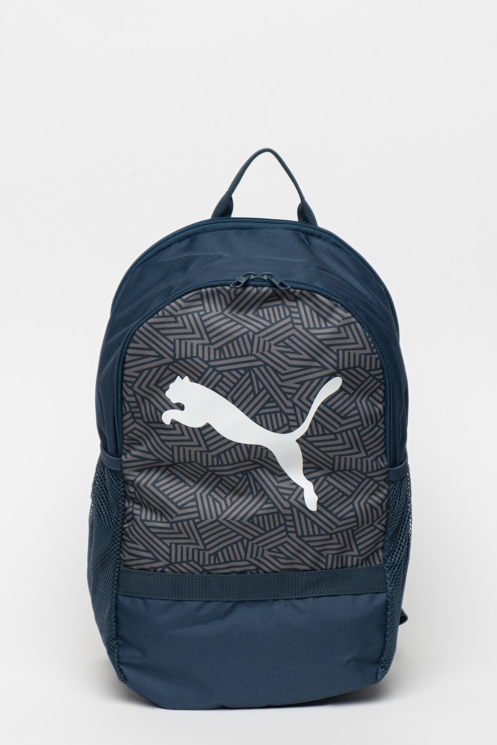 Puma, Rucsac unisex cu logo peliculizat Beta - 23L, Albastru inchis