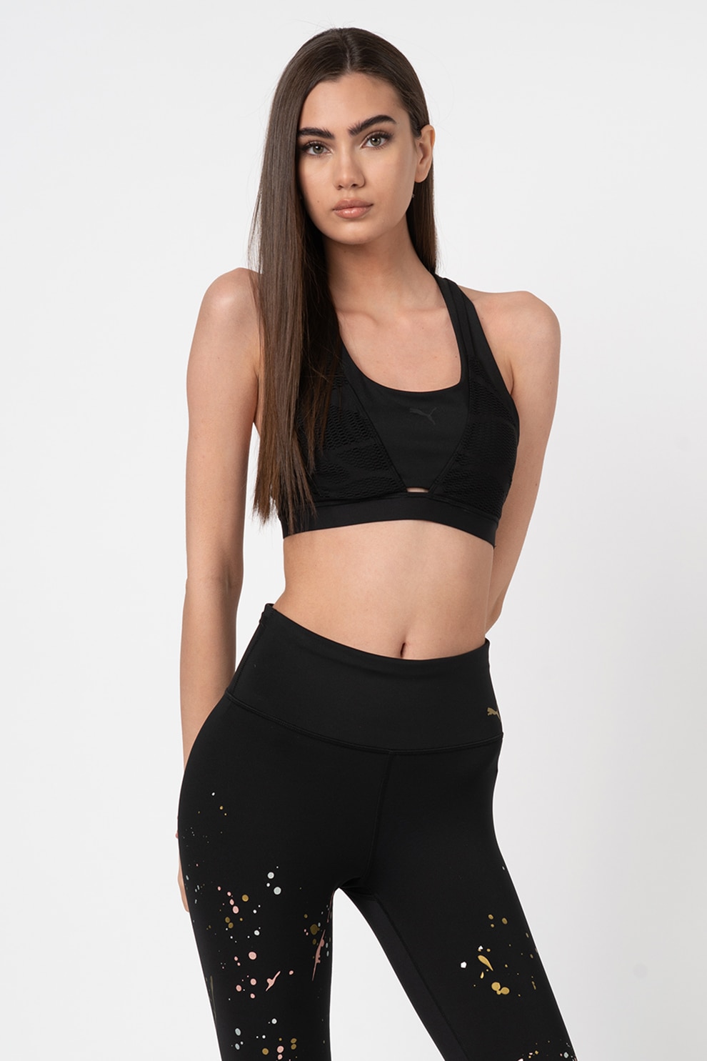 Puma, Bustiera pentru fitness DryCell Studio, Negru