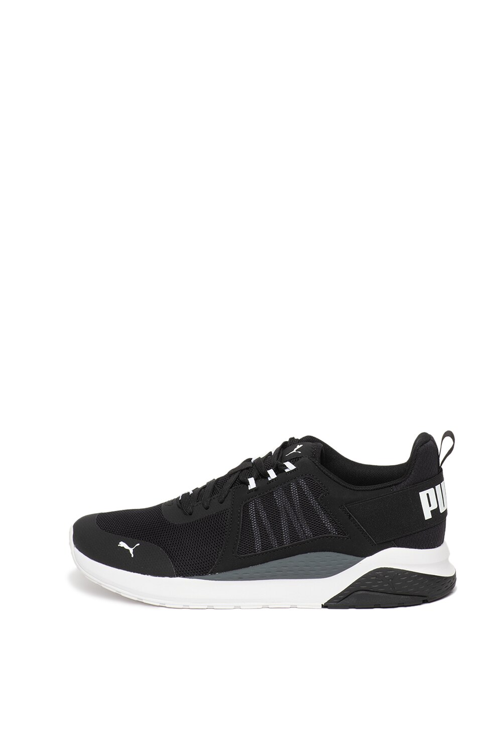 Puma, Pantofi sport unisex cu amortizare si garnituri de plasa Anzarun